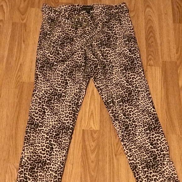 Leopard print pants. NWT. Size large - Picture 2 of 2